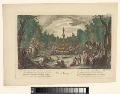 Begrafenis van saters in een bos