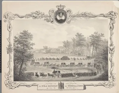 Begrafenisstoet Koningin Wilhelmina van Pruisen