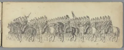Begrafenisstoet van Anna Paulowna (blad 1), 1865