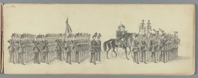 Begrafenisstoet van Anna Paulowna (blad 2), 1865