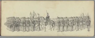 Begrafenisstoet van Anna Paulowna (blad 3), 1865
