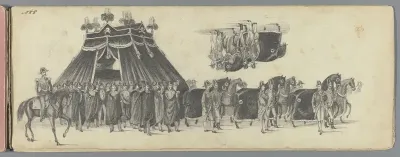 Begrafenisstoet van Anna Paulowna (blad 8), 1865