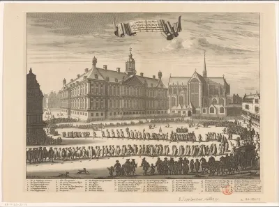 Begrafenisstoet van Michiel Adriaenszoon de Ruyter, 1677