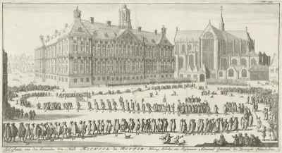 Begrafenisstoet van Michiel Adriaenszoon de Ruyter, 1677
