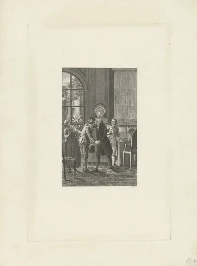 Begroeting in interieur