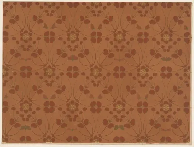 Behangpapier met bloemen, vlinders en libellen