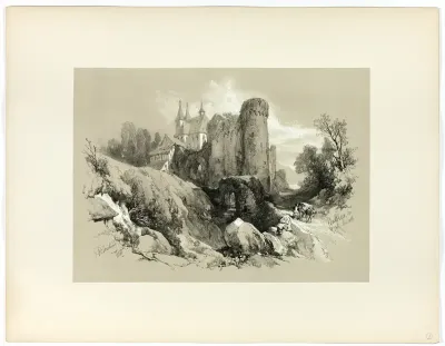 Beilstein on the Moselle, from Picturesque Selections
