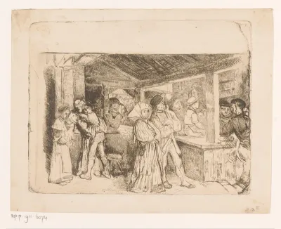 Bekendmaking van de edicten van Karel V in Antwerpen