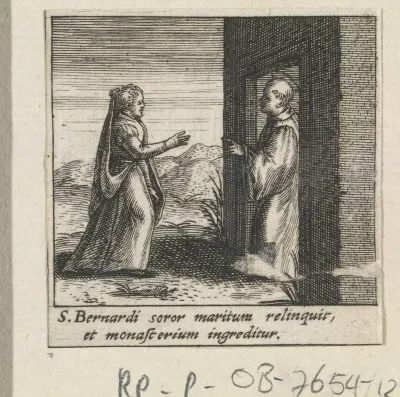 Bekering van de zuster van de Heilige Bernardus van Clairvaux