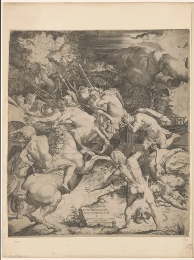 Bekering van Paulus (linker blad)