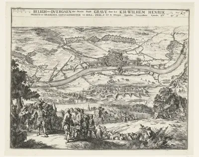 Beleg en verovering van Grave door Willem III, 1674