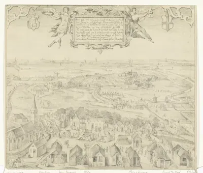 Beleg van Alkmaar in 1573, gezien vanuit Oudorp