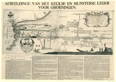 Beleg van Groningen aan de oostzijde, 1672