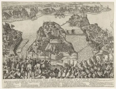Beleg van het eiland San Michele bij Malta