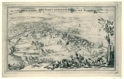 Beleg van het kasteel en de forten van Namen, 1695