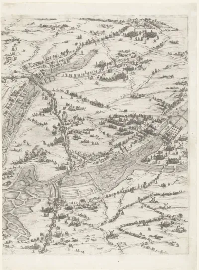 Beleg van La Rochelle, september 1627-oktober 1628 (centrale kaart, deel rechtsboven)