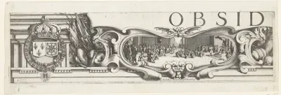Beleg van La Rochelle, september 1627-oktober 1628 (randwerk, deel linksboven)