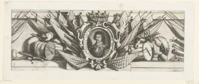 Beleg van La Rochelle, september 1627-oktober 1628 (randwerk, deel middenonder)
