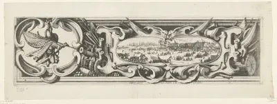 Beleg van Saint Martin op het Île de Ré, juli-november 1627 (randwerk, deel linksonder)