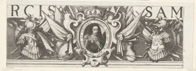 Beleg van Saint Martin op het Île de Ré, juli-november 1627 (randwerk, deel middenboven)
