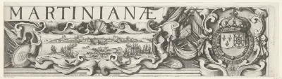 Beleg van Saint Martin op het Île de Ré, juli-november 1627 (randwerk, deel rechtsboven)
