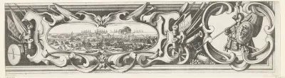 Beleg van Saint Martin op het Île de Ré, juli-november 1627 (randwerk, deel rechtsonder)