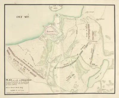 Beleg van Stralsund, 1715
