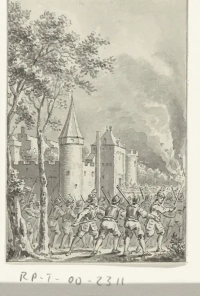 Belegering van het Muiderslot door Gelderse troepen, 1508