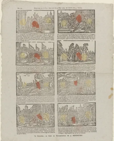 Belegering van Leiden; begonnen den 5 Mey 1574, en verlaten den 3 October