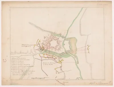 Belegeringsplattegrond van Namen
