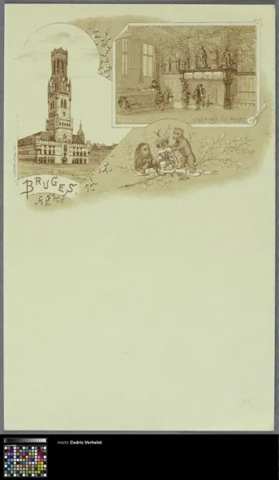 Belfry and mantelpiece of the Liberty of Bruges