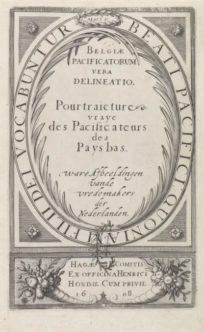 Belgiae Pacificatorum vera Delineatio