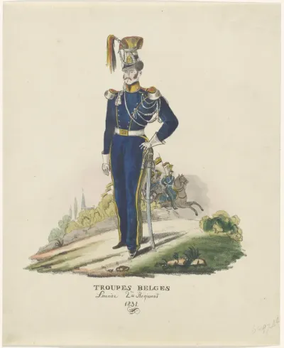 Belgische lansier, 1830