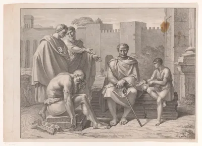 Belisarius bedelt om een aalmoes