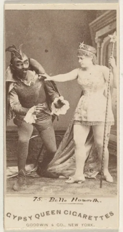 Belle Howorth, from the Actors and Actresses series (N171) for Gypsy Queen Cigarettes