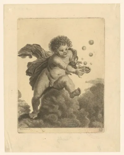 Bellenblazende putto