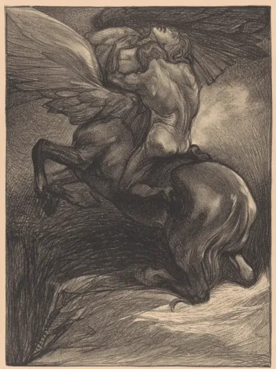 Bellerophon, Pegasus en de gedode Chimaera