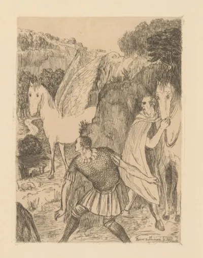 Bellerophon vangt Pegasus