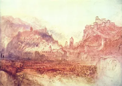 Bellinzona vue du Sud
