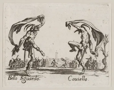 Bello Sguardo and Couiello, from "Balli di Sfessania" (Dance of Sfessania)