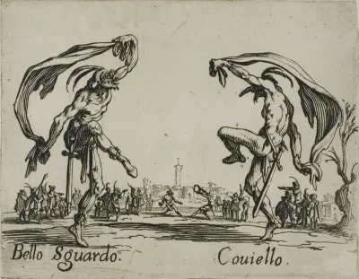 Bello Sguardo - Coviello, plate 18 from Balli di Sfessania