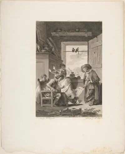 Belphegor, from "Contes et nouvelles en vers par Jean de La Fontaine. A Paris, de l'imprimerie de P. Didot, l'an III de la République, 1795"