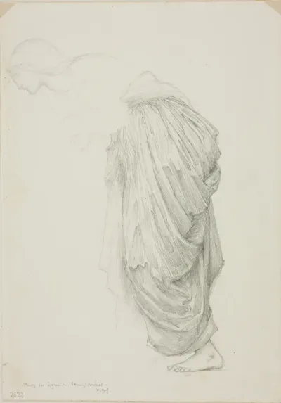 Bending Female Figure, study for Mirror of Venus