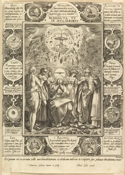 Benedicta tu in Mulieribus, from "Christian and Profane Allegories"
