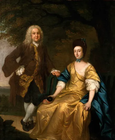 Benjamin Hoadly and his wife