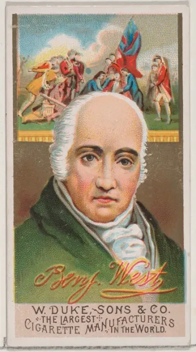Benjamin West, from the series Great Americans (N76) for Duke brand cigarettes