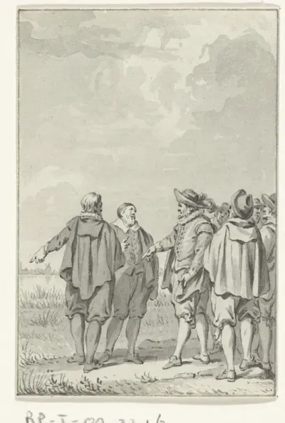 Beraadslaging van zes vooraanstaande Amsterdammers, juli 1566