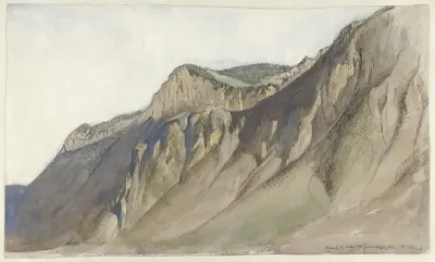 Bergkam aan het Meer van Genève