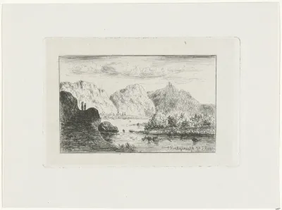 Berglandschap aan de Aar