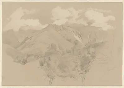 Berglandschap bij Carrara
